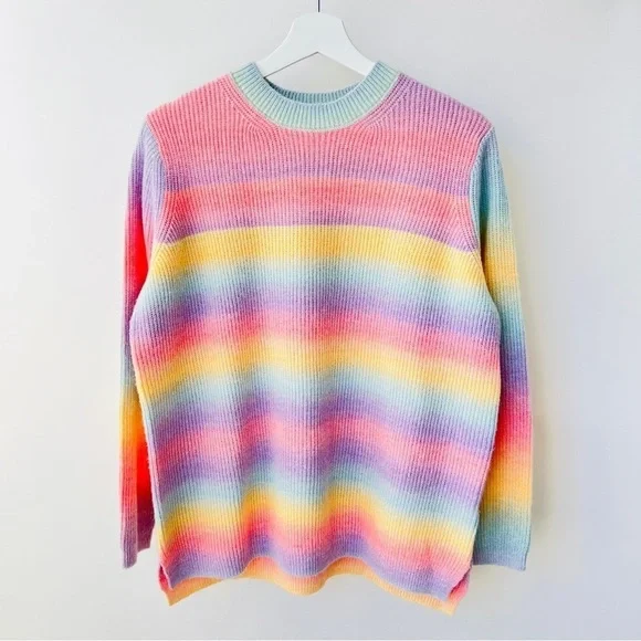 Hyacinth house candy crew neck sweater, pink/blue/orange, Size S E25 - Picture 4 of 10